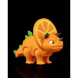 Orange Sliceratops