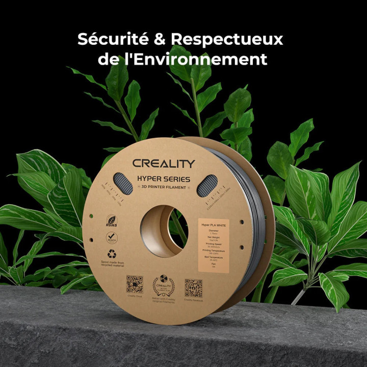 Creality - Hyper ABS - Blanc (White) - 1,75 mm - 1 kg