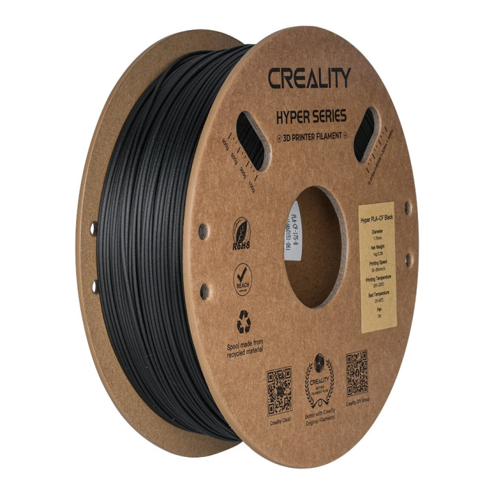 Creality - Hyper PLA-CF - Noir (Black) - 1,75 mm - 1 kg