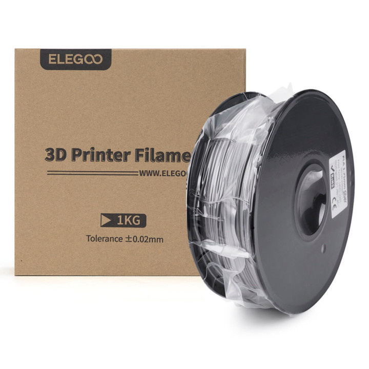 Elegoo - PLA Argent (Silver) - 1.75 mm - 1 kg