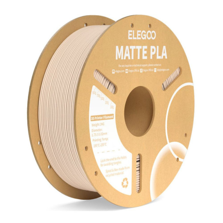 Elegoo - Matte PLA - Beige - 1,75 mm - 1 kg