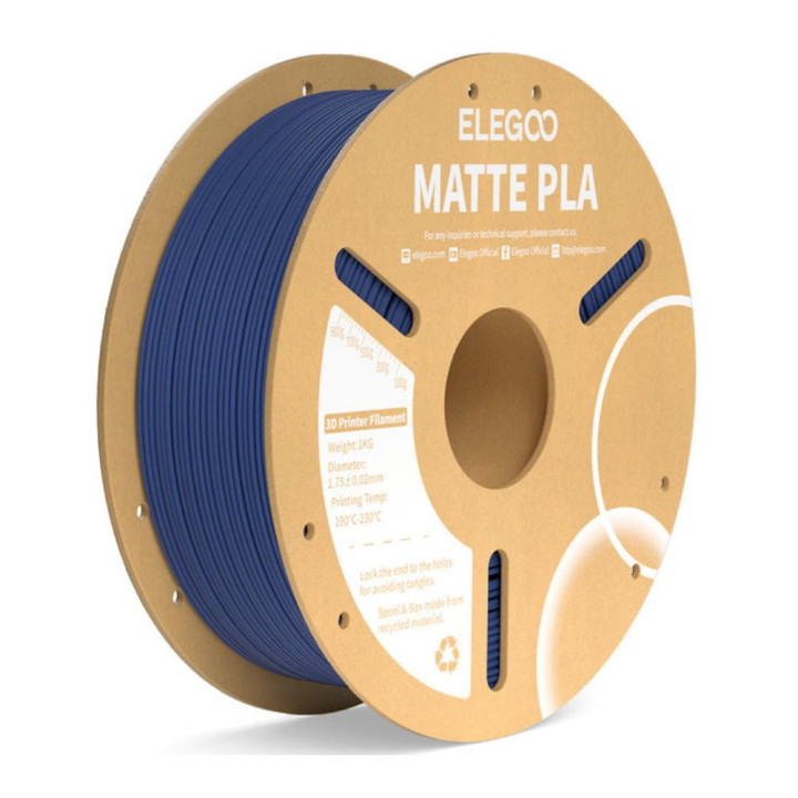 Elegoo - Matte PLA - Bleu Marine (Navy Blue) - 1,75 mm - 1 kg