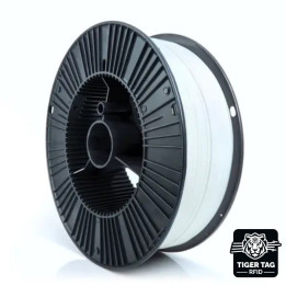 Rosa3D - PETG Standard HS - Blanc (White) - 1,75 mm - 4,5 kg avec RFID TigerTag