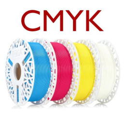Rosa3D - CMYK Full Spectrum Lithophane - PLA Starter - 1,75 mm - 4 x 1 kg + Masterspools avec RFID TigerTag