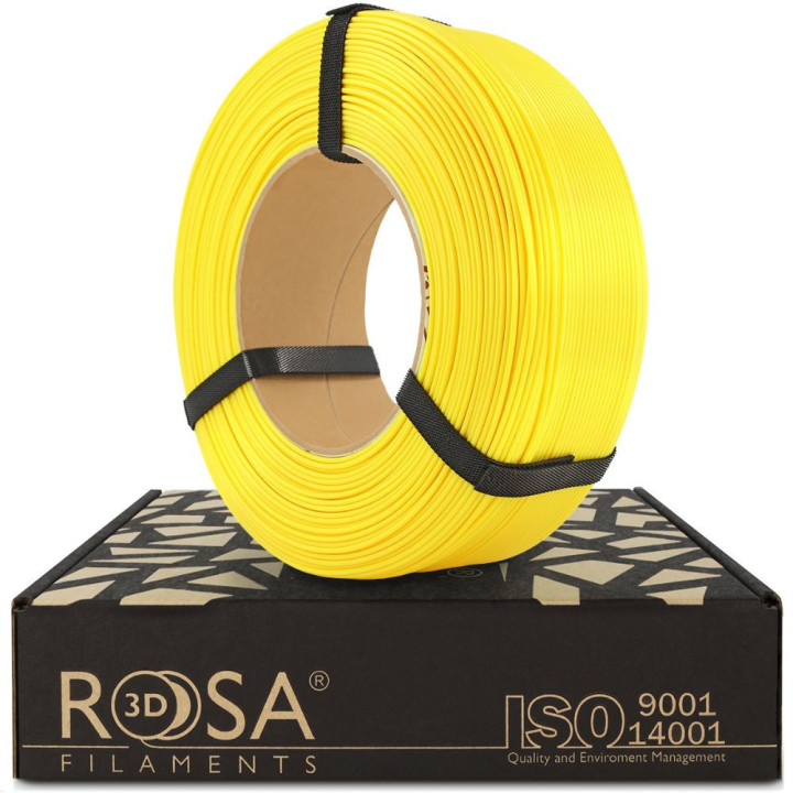 Rosa3D - PLA Starter - Jaune (Litho Yellow) - 1,75 mm - 1 kg - Refill