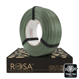 Rosa3D - PLA Starter - Vert Oxydé (Oxy Green) - 1,75 mm - 1 kg Refill avec RFID TigerTag