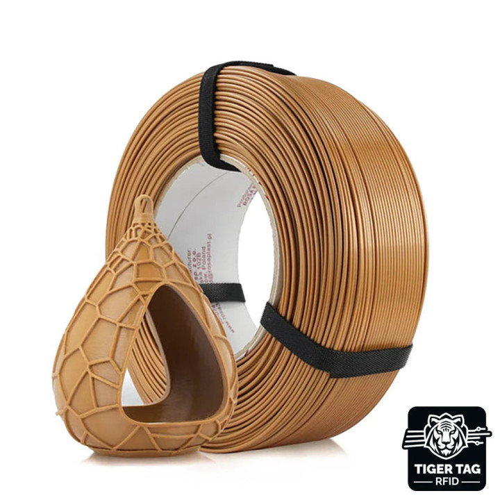 Rosa3D - PETG Standard HS - Marron Clair (Light Brown) - 1,75 mm - 1 kg Refill avec RFID TigerTag