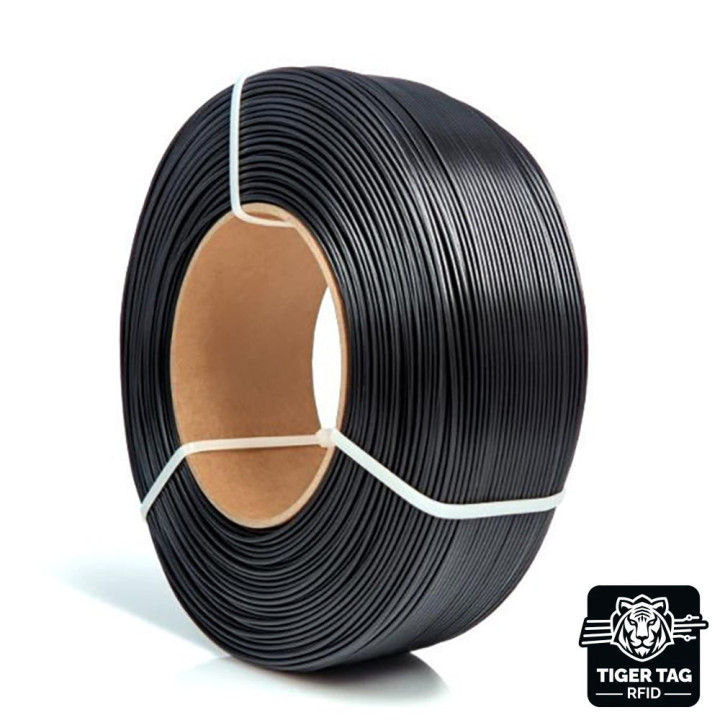 Rosa3D - PCTG+10CF - Noir (Black) - 1,75 mm - 1 kg Refill avec RFID TigerTag