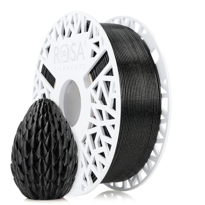 Rosa3D - PETG Galaxy HS - Noir (Black) - 1,75 mm - 1 kg