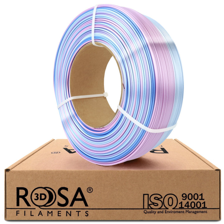 Pack Refill Rosa3D - Rainbow - PLA Multicolore x3 + Masterspool Offerte