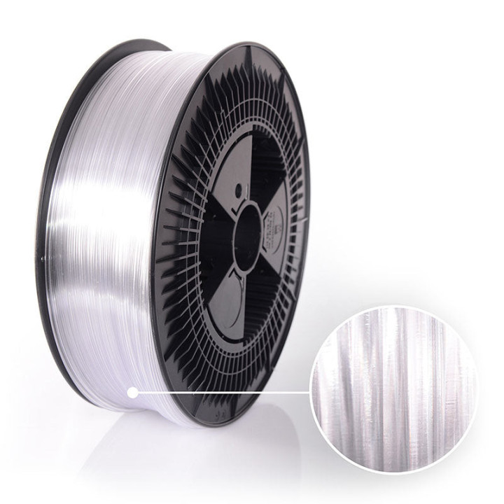 Rosa3D - PETG Standard HS - Transparent - 1,75 mm - 3 kg avec RFID TigerTag