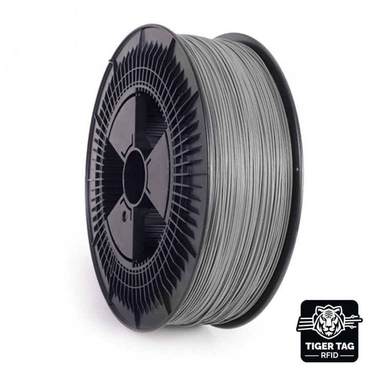 Rosa3D - PETG Standard HS - Gris (Gray) - 1,75 mm - 3 kg avec RFID TigerTag