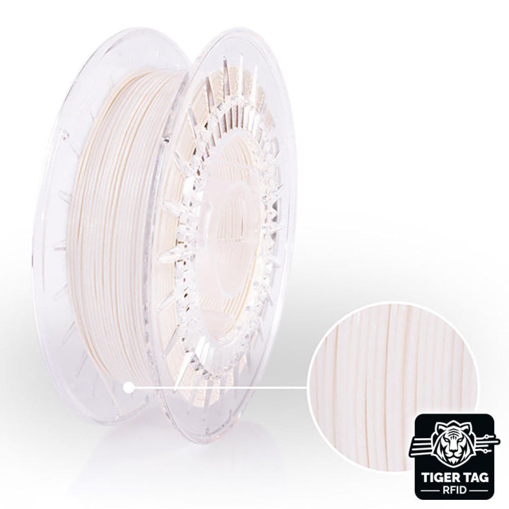 Rosa3D - TPU ROSA-Flex 85A - Blanc (White) - 1,75 mm - 500 g avec RFID TigerTag