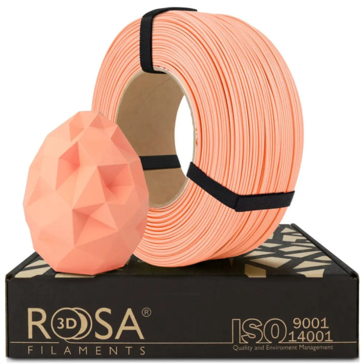 Rosa3D - PLA Pastel - Pêche (Peach) - 1,75 mm - 1 kg Refill