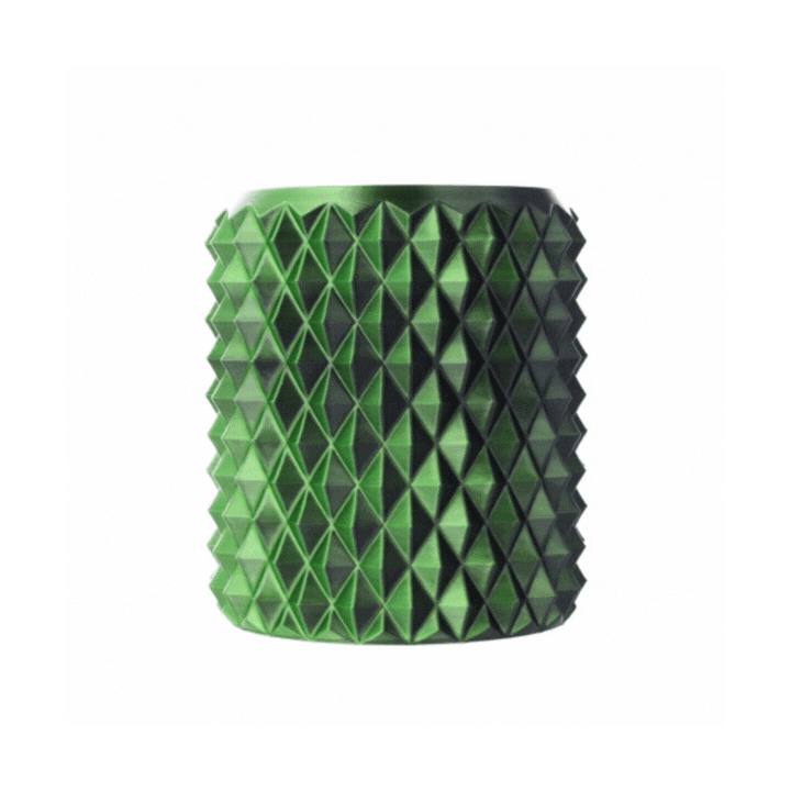 Rosa3D - PLA Magic Silk - Mystic Vert & Noir (Mystic Green & Black) - 1,75 mm - 1 kg Refill avec RFID TigerTag
