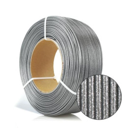 Rosa3D - PETG Standard HS - Argent Brillant (Glitter Silver) - 1,75 mm - 1 kg Refill