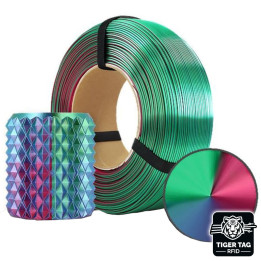 Rosa3D - PLA Magic Silk - Aurore (Aurora) - 1,75 mm - 1 kg Refill avec RFID TigerTag