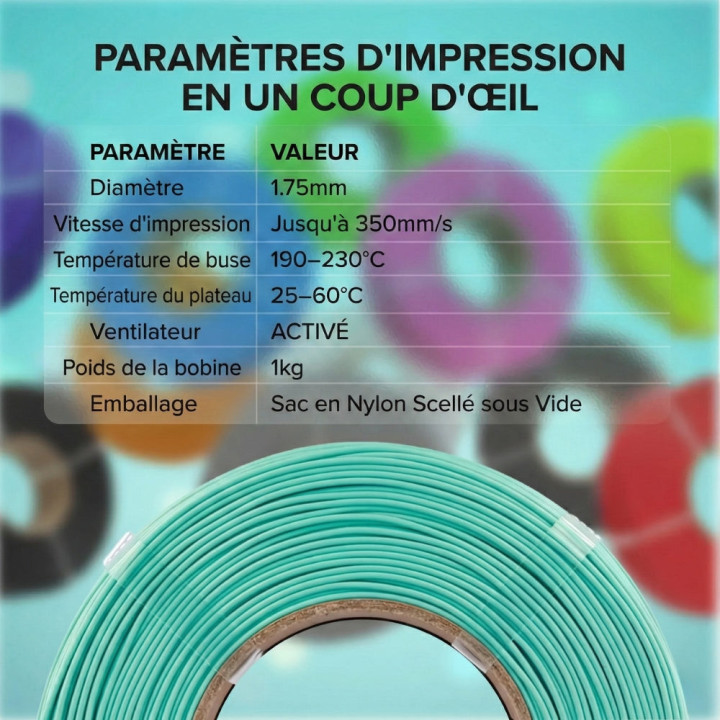 Panchroma Basic PLA - Jaune (Yellow) - 1,75 mm - 1 kg - Refill