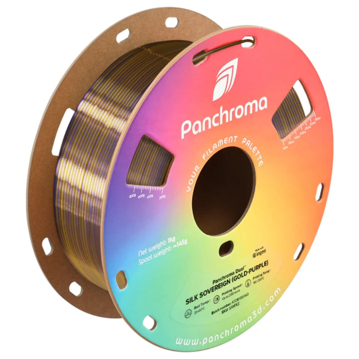 Panchroma PLA Dual Silk - Souverain Or-Violet (Sovereign Gold-Purple) - 1.75 mm - 1 kg