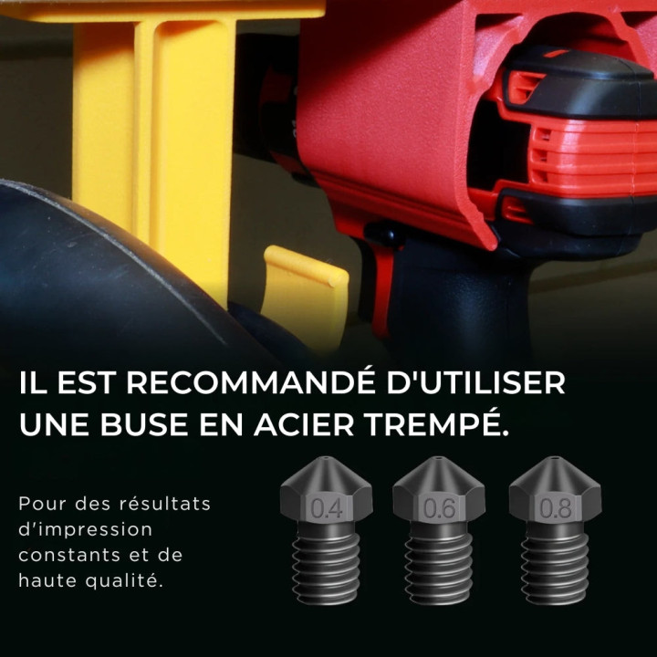 Polymaker - HT-PLA-GF - Rouge Outil Electrique (Power Tool Red) - 1,75 mm - 1 kg