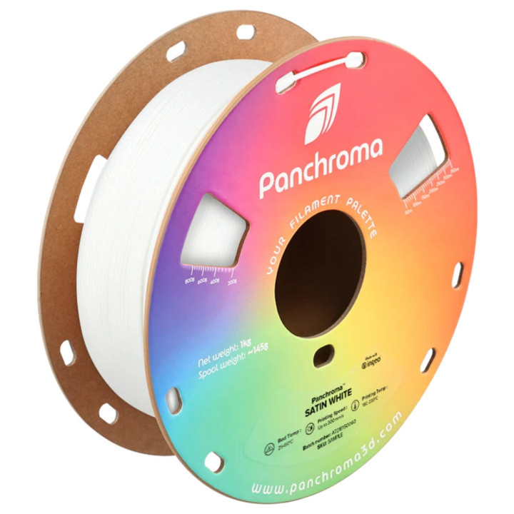 Panchroma PLA - Blanc Satin (White) - 1,75 mm - 1 kg