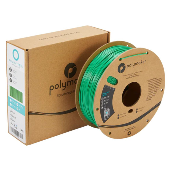 Polymaker - PolyLite PETG - Vert (Green) - 1,75 mm - 1 kg