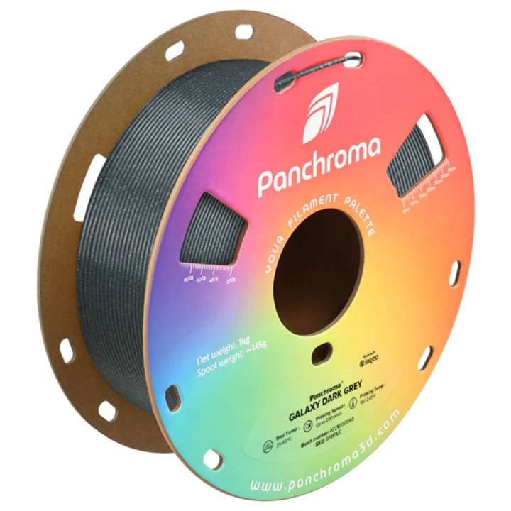 Panchroma PLA - Gris Foncé Galaxie (Galaxy Dark Grey) - 1,75 mm - 1 kg