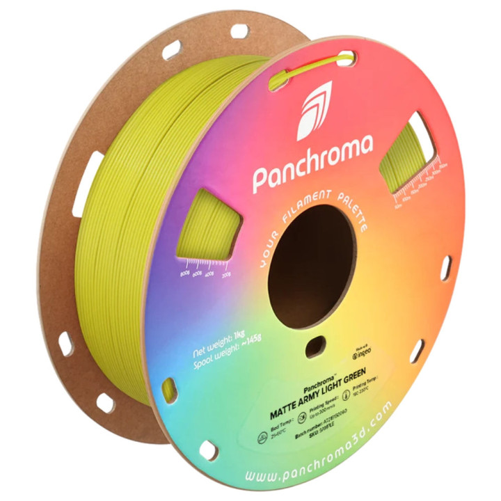 Panchroma PLA Mat - Vert Clair Armée (Matte Army Light Green) - 1,75 mm - 1 kg