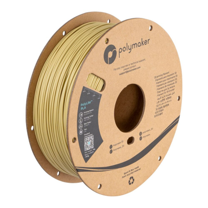 Polymaker - PolyLite PLA - Beige - 1,75 mm - 1 kg