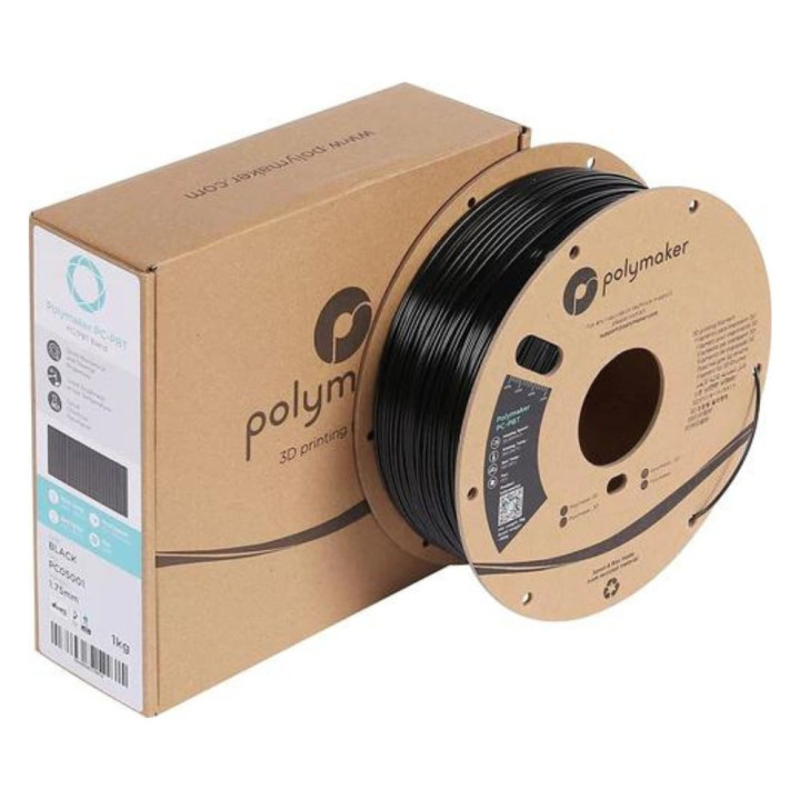 Polymaker - PC-PBT - Noir (Black) - 1,75 mm - 1 kg