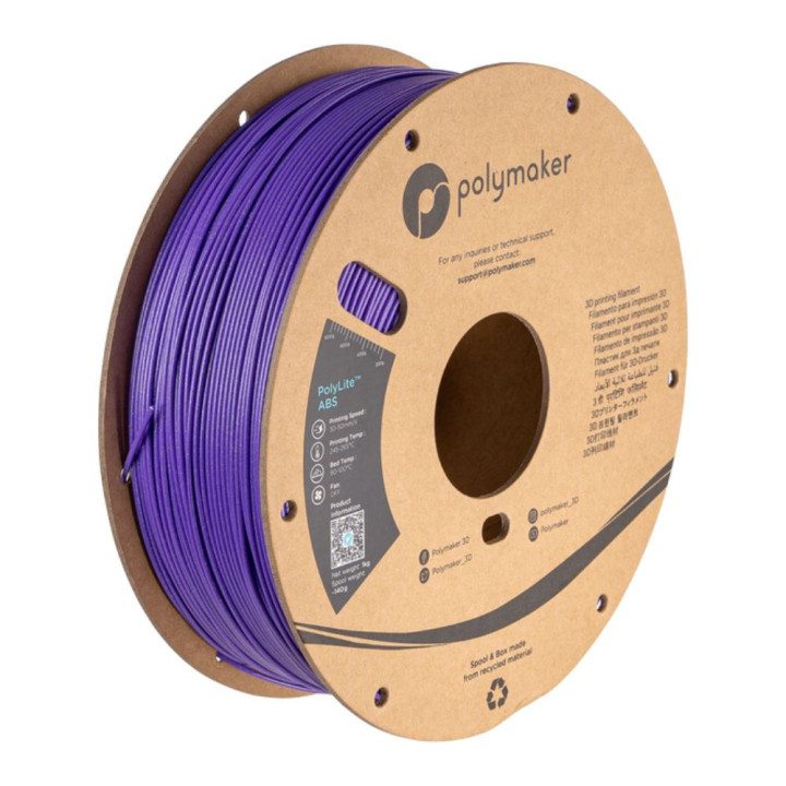 Polymaker - PolyLite Galaxy ABS - Violet (Purple) - 1,75 mm - 1 kg