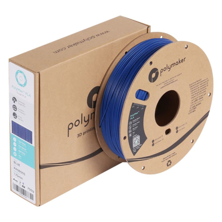 Polymaker - PolyMax Tough PLA - Bleu (Blue) - 1,75 mm - 750 g