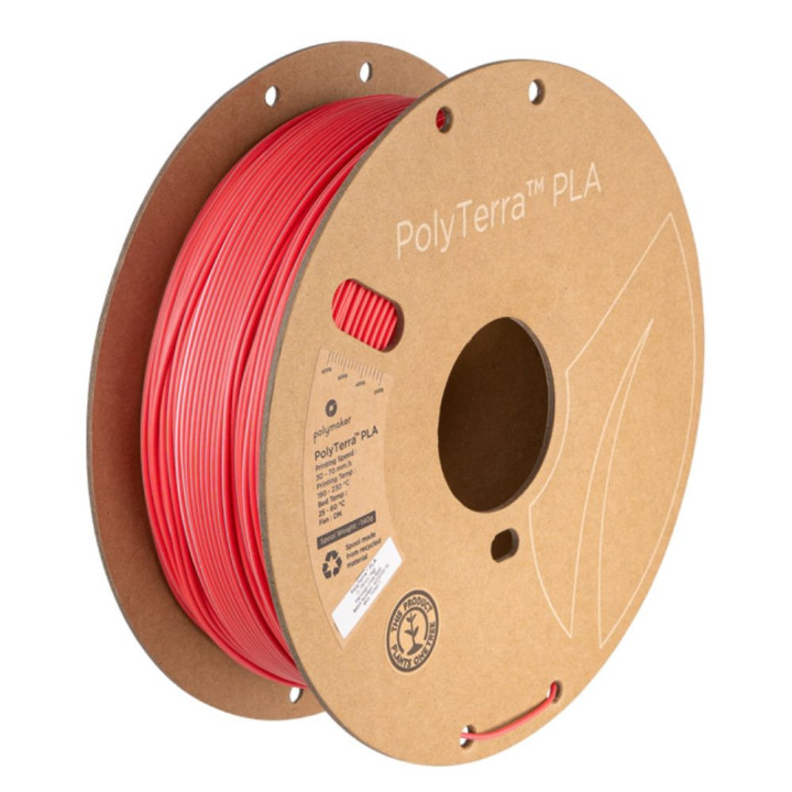 Polymaker - PolyTerra Dual PLA - Flamingo - Rose/Rouge (Pink/Red) - 1,75 mm - 1 kg
