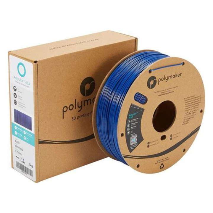 Polymaker - PolyLite ASA - Bleu (Blue) - 1,75 mm - 1 kg