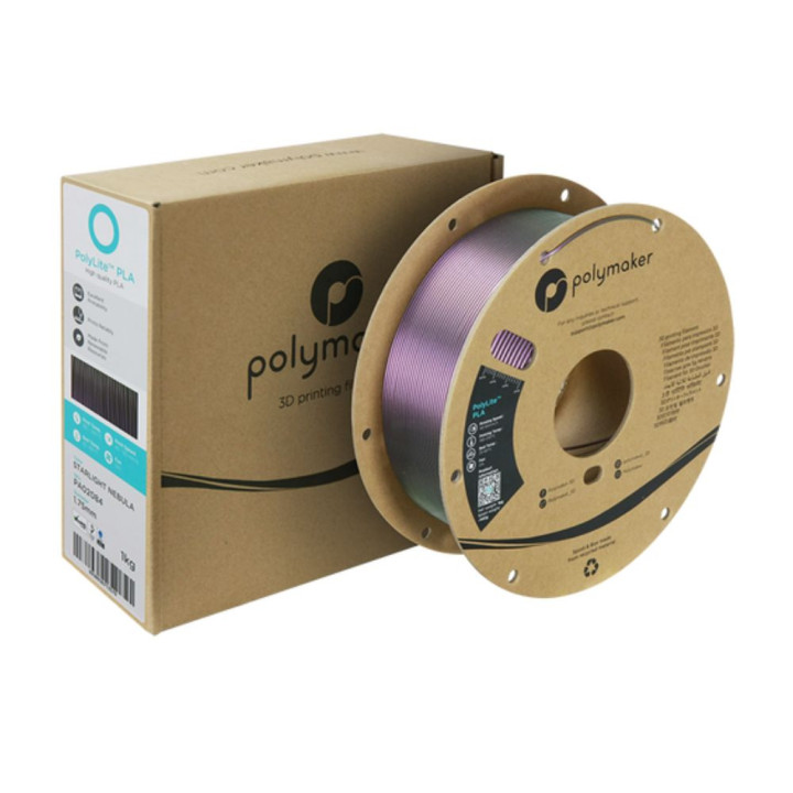 Polymaker - PolyLite Starlight PLA - Nébuleuse (Nebula) - 1,75 mm - 1 kg
