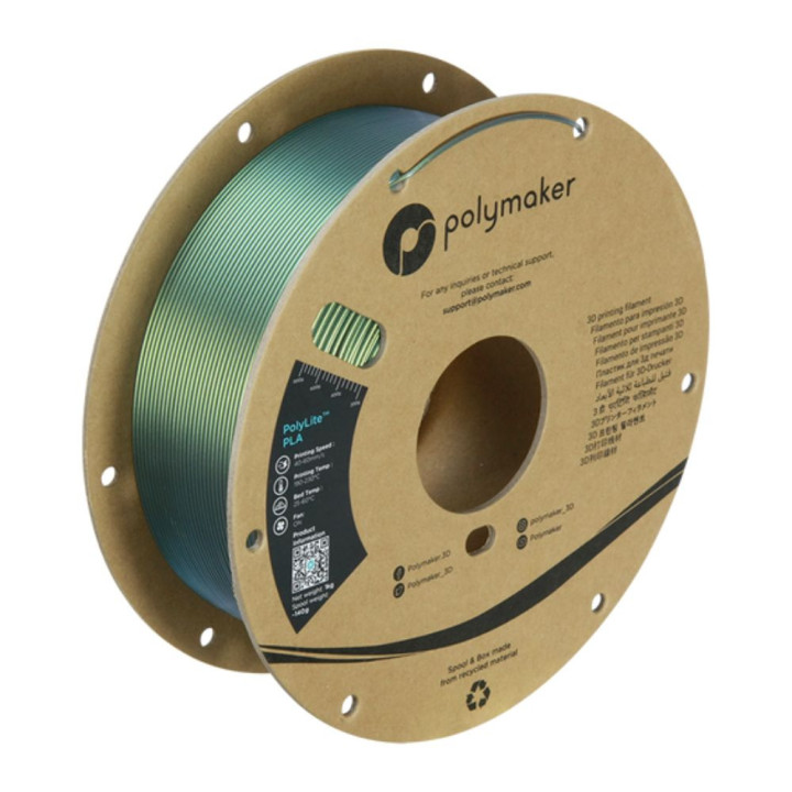 Polymaker - PolyLite Starlight PLA - Aurore (Aurora) - 1,75 mm - 1 kg