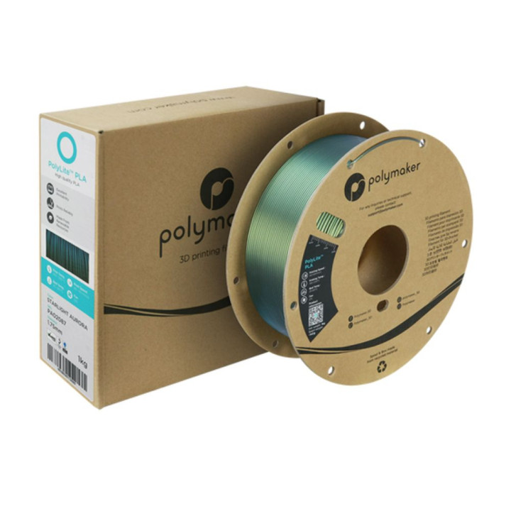 Polymaker - PolyLite Starlight PLA - Aurore (Aurora) - 1,75 mm - 1 kg