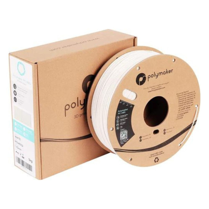 Polymaker - PC-ABS - Blanc (White) - 1,75 mm - 1 kg