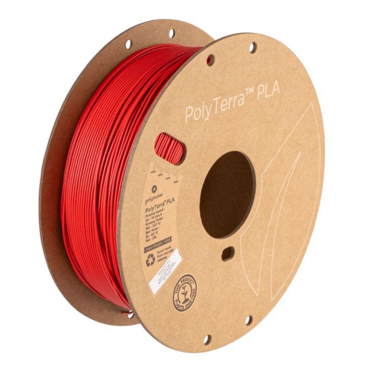 Polymaker - PolyTerra Dual PLA - Shadow Red - Rouge/Noir (Red/Black) - 1,75 mm - 1 kg