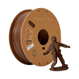 Polymaker - PolyTerra PLA - Marron Armée (Army Brown) - 1.75 mm - 1 kg