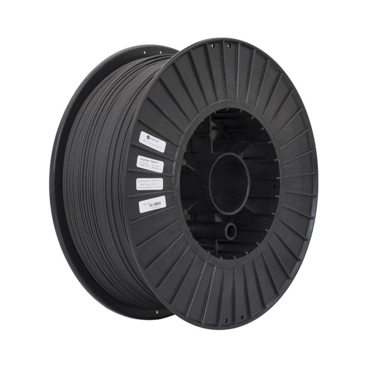 Polymaker - PolyMide PA6-CF (Nylon 6) - Noir (Black) - 1,75 mm - 2 kg