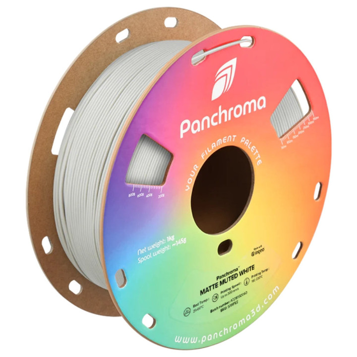 Panchroma PLA - Mat Blanc Doux (Matte Muted White) - 1,75 mm - 1 kg