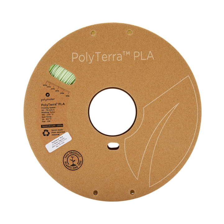 Polymaker - PolyTerra PLA - Menthe (Mint) - 1.75 mm - 1 kg