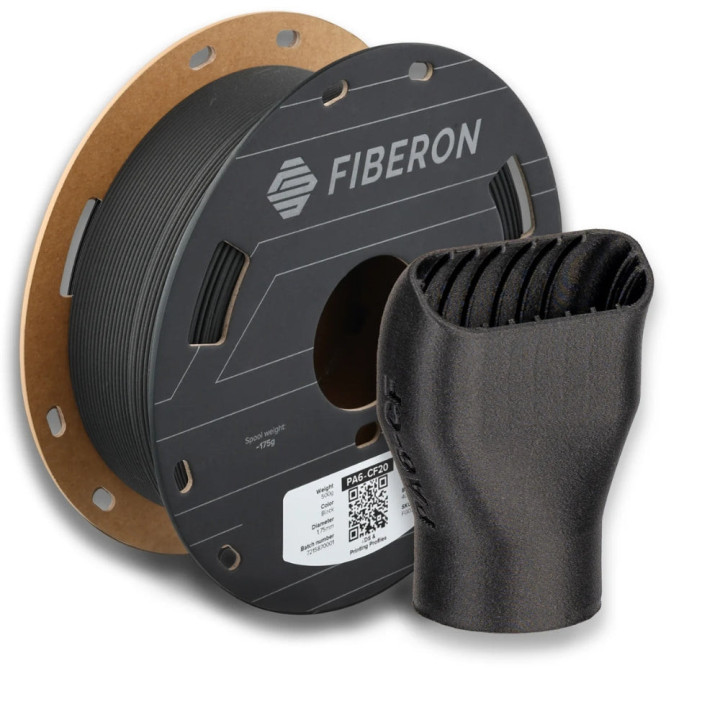 Polymaker - Fiberon PA6-CF20 Noir (Black) - 1,75 mm - 500g