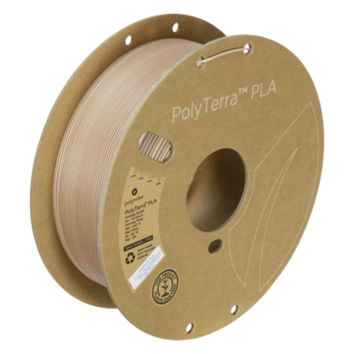 Polymaker - PolyTerra Dual-Gradient PLA - Bois (Wood) - 1,75 mm - 1 kg