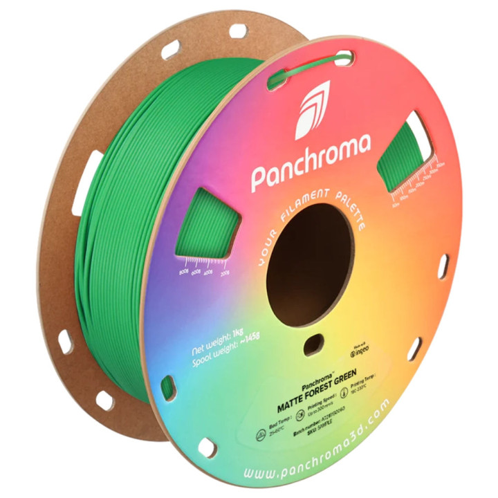 Panchroma PLA - Mat Vert Forêt (Matte Forest Green) - 1,75 mm - 1 kg