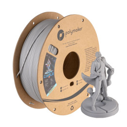Polymaker - PolyLite CosPLA - Version A Facile a Poncer (Easily sandable)- Gris (Grey ) - 1,75 mm -