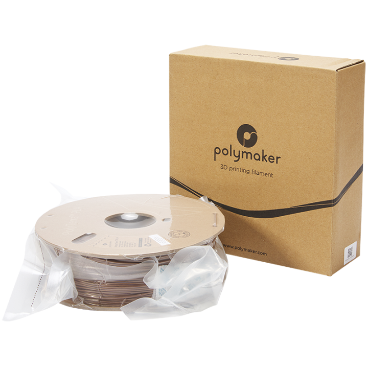Polymaker - PolyTerra PLA - Brun Terre (Earth Brown) - 1.75 mm - 1 kg