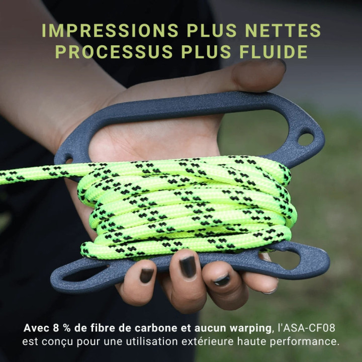 Polymaker - Fiberon - ASA-CF08 Noir (Black) - 1.75 mm - 3 kg