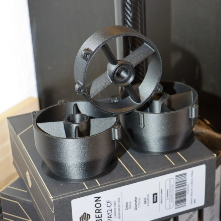 Polymaker - Fiberon - PA12-CF10 Noir (Black) - 1,75 mm - 500g